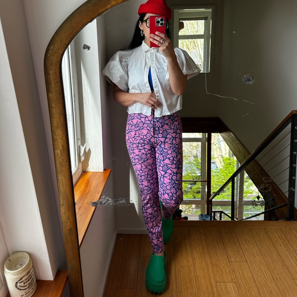 Lucy and Yak Camden Trousers in Floral Emmy Print 26